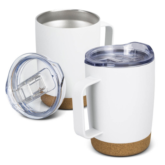 White Adelaide Vacuum Mug